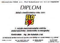 ELOSYS 2001-konštruktér roka