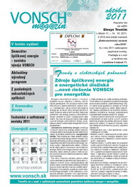 VONSCH magazín  01/2011