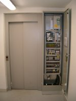 Elevator in hotel - complete VONSCH gear box with FC and back-up power supply unit